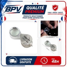 Loupe de poche 10x pliable bijouterie horlogerie géologie JTKREW