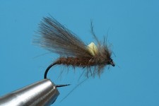 Fliegentom mouche sèche 3 pièces - CDC-Sedge brun