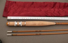 Canne à mouche pêche Bambou refendu 7'1p 2 scions 105 g canna mosca pesca bambu