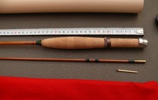 Canne à mouche pêche Bambou refendu 6'11p custom pezon michel Blank canna mosca