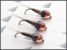 NYMPHE PERDIGONE TUNGSTENE CUIVRE PARDO CHOCOLAT H14-16 PAR 3