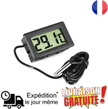 Thermomètre Digital LCD avec Sonde Inox Étanche 1m