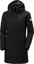 Helly Hansen Femme Veste De Pluie Longue Aden, XL, Noir
