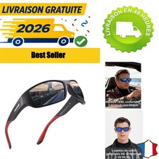 Lunettes de soleil homme PUKCLAR polarisées UV400 TR90 ultralégères