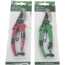 Sécateur de Jardin Inox 19 cm Coupe Branche Plante Terrasse Jardins Balcon