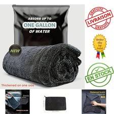 Chiffon Microfibre Voiture - Serviette Absorbante Surdimensionnée - Lavage