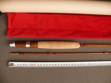 Canne à mouche pêche Bambou refendu 7'5p custom pezon michel Blank canna mosca