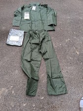 Ensemble pluie veste+pantalon imperméable vert XL , souple , chasse et pêche