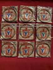 Lot 9 bas de ligne Racine Tortue Nacrita émaillée grosseur Y vintage pêche